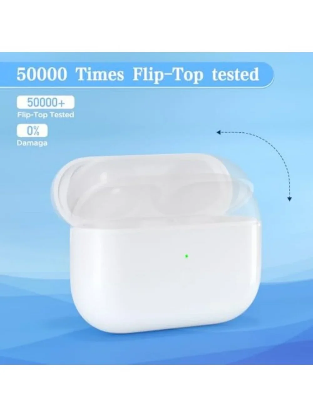 Wireless Charging Case for AirPods Pro 1 & 2 - Type-C Replacement Charger